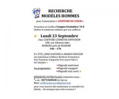 RECHERCHE MODÈLES HOMMES