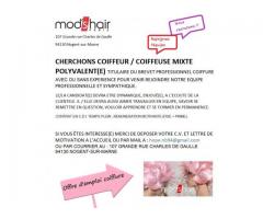Recherche Coiffeuse / coiffeur